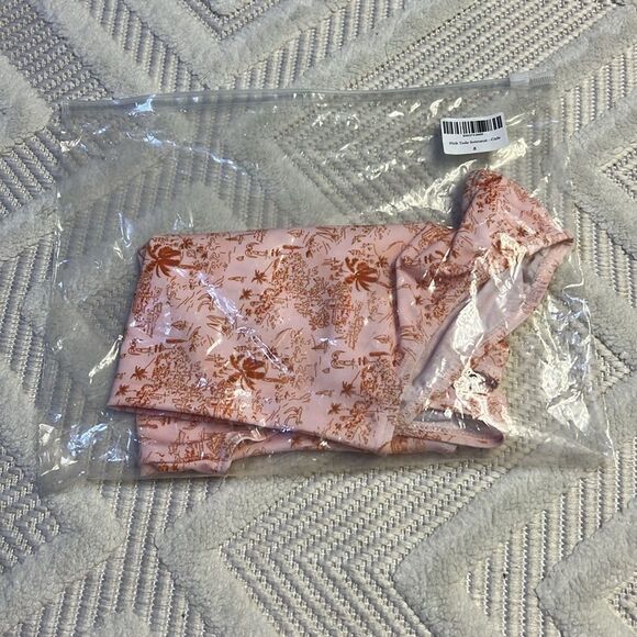 SPORT - Pink Toile Swimsuit - Picture 7 of 8